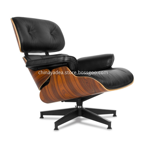 Charles Eames lounge chair and ottoman replica